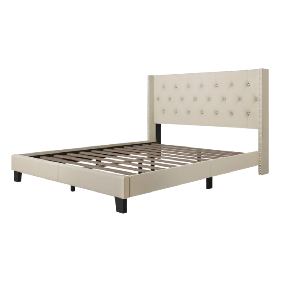 Linen Platform Bed