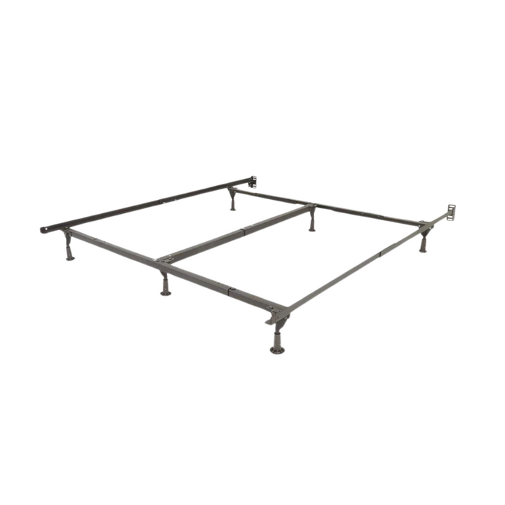 Steel frame with Center Support and with glides - adjusts to fit Queen, King  and California King size mattresses