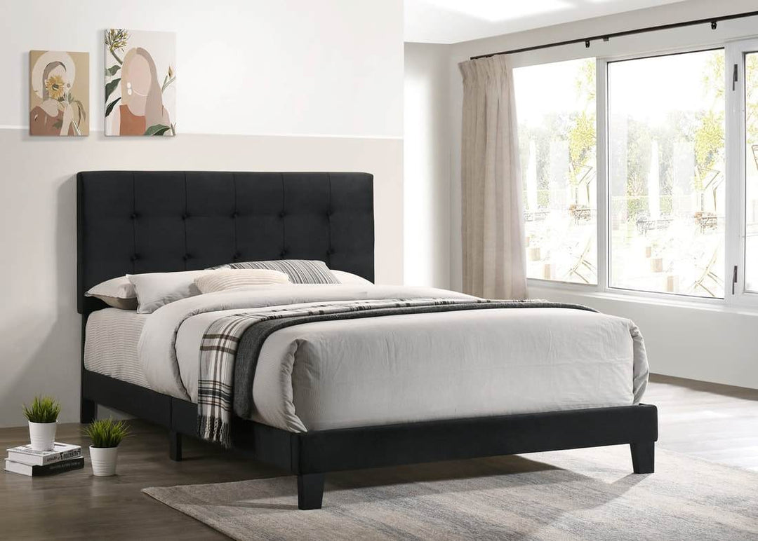 Black Platform Bed