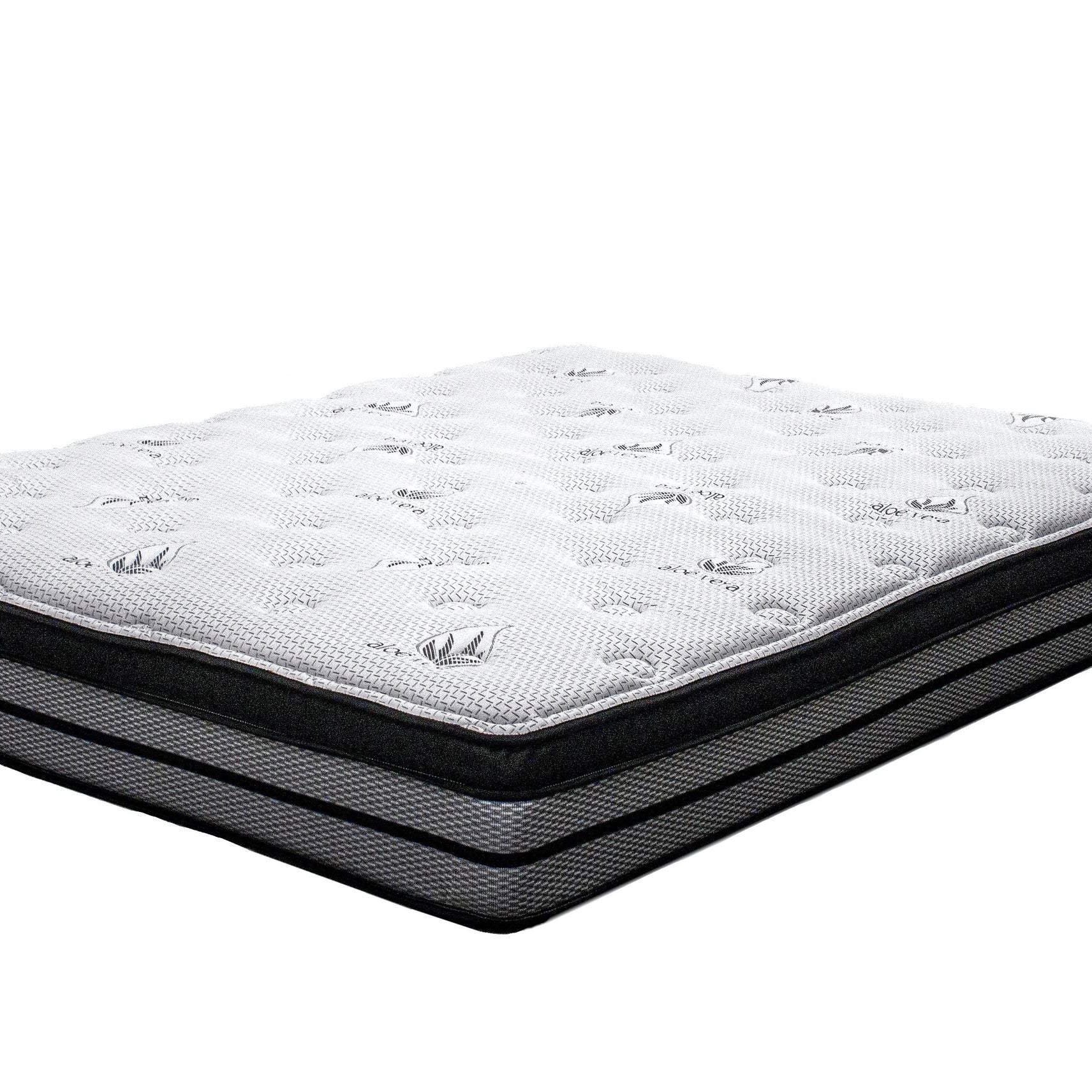 Euro Top Innerspring Mattress – Aloe Vera Fabric – 10 Inch – In Stock –  Save on Mattresses Outlet