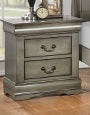 Louis Philip Bedroom Collection color Grey