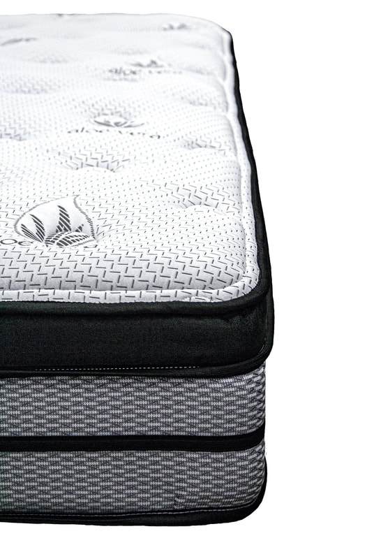 10″ Euro Top Mattress – Foam Encased with Aloe Vera Stretch Knit Cover