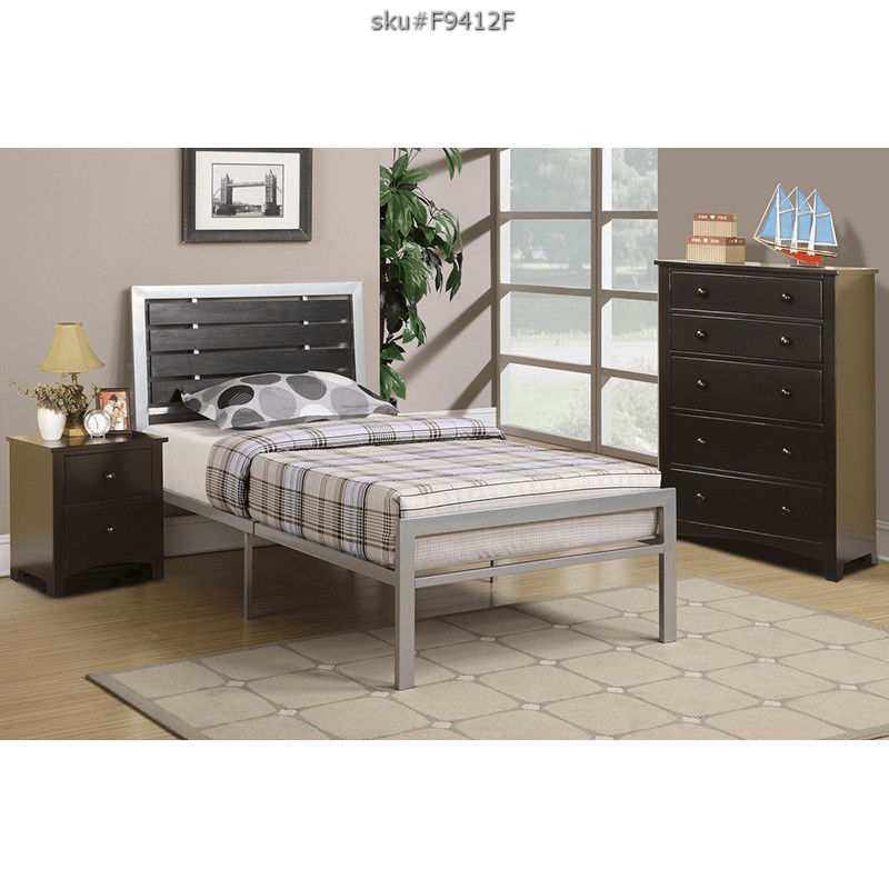 TWIN BED SILVER