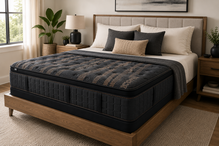 Luxury Hand-Crafted Hybrid Mattress – Cooling Gel + Copper-Infused Comfort