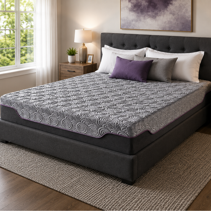 Cooling Gel Memory Foam Mattress Icy Silk Cover – Medium Firm  - Full Size