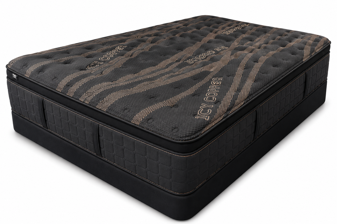 Luxury Hand-Crafted Hybrid Mattress – Cooling Gel + Copper-Infused Comfort