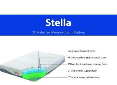 King Cool gel memory foam mattress