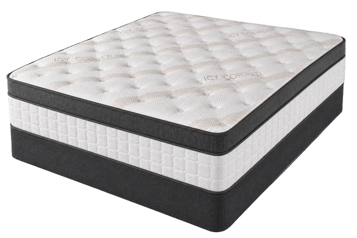 Luxury 17″ Pillow Top Mattress – Cooling Gel Memory Foam – Queen