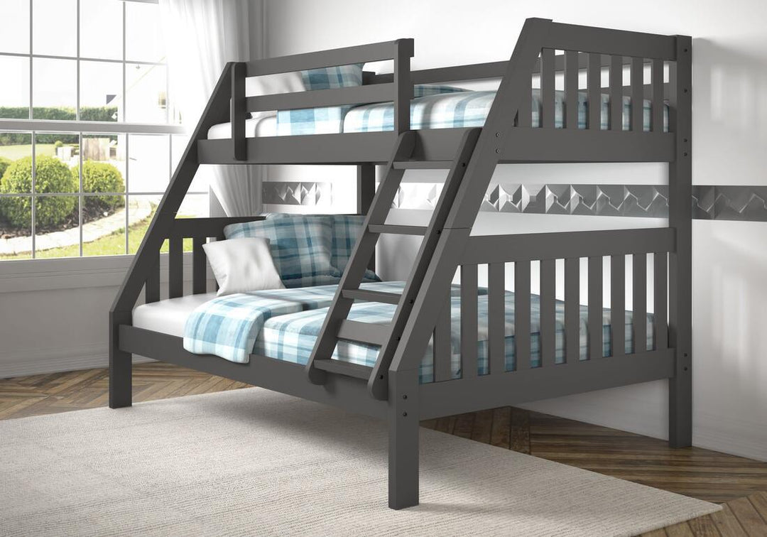 Cama litera gris doble