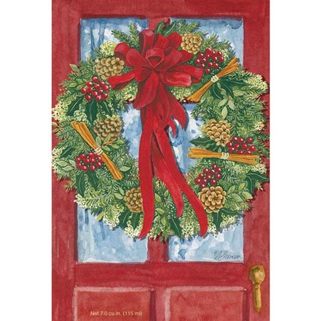 Red Door Wreath