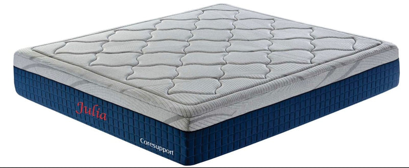 Cooling gel memory foam and latex hybrid mattress
