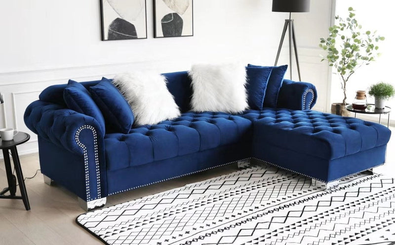 Royal - Blue Sectional